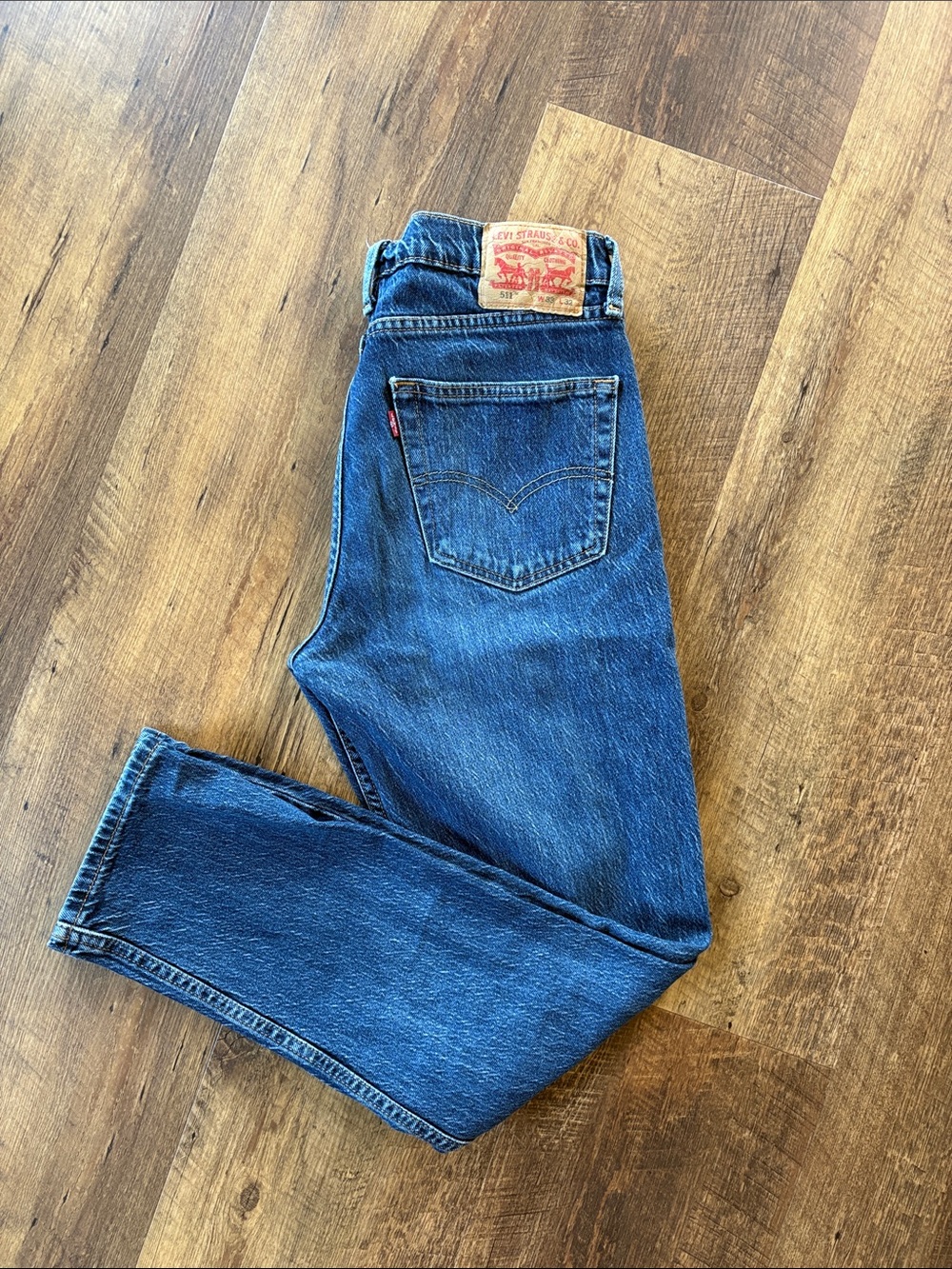 Levi’s 511 Slim Fit Blue Jeans Men’s Size 33X32 Classic Denim